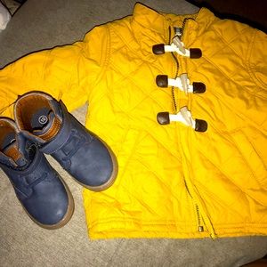 Little Boys sneakers and jacket